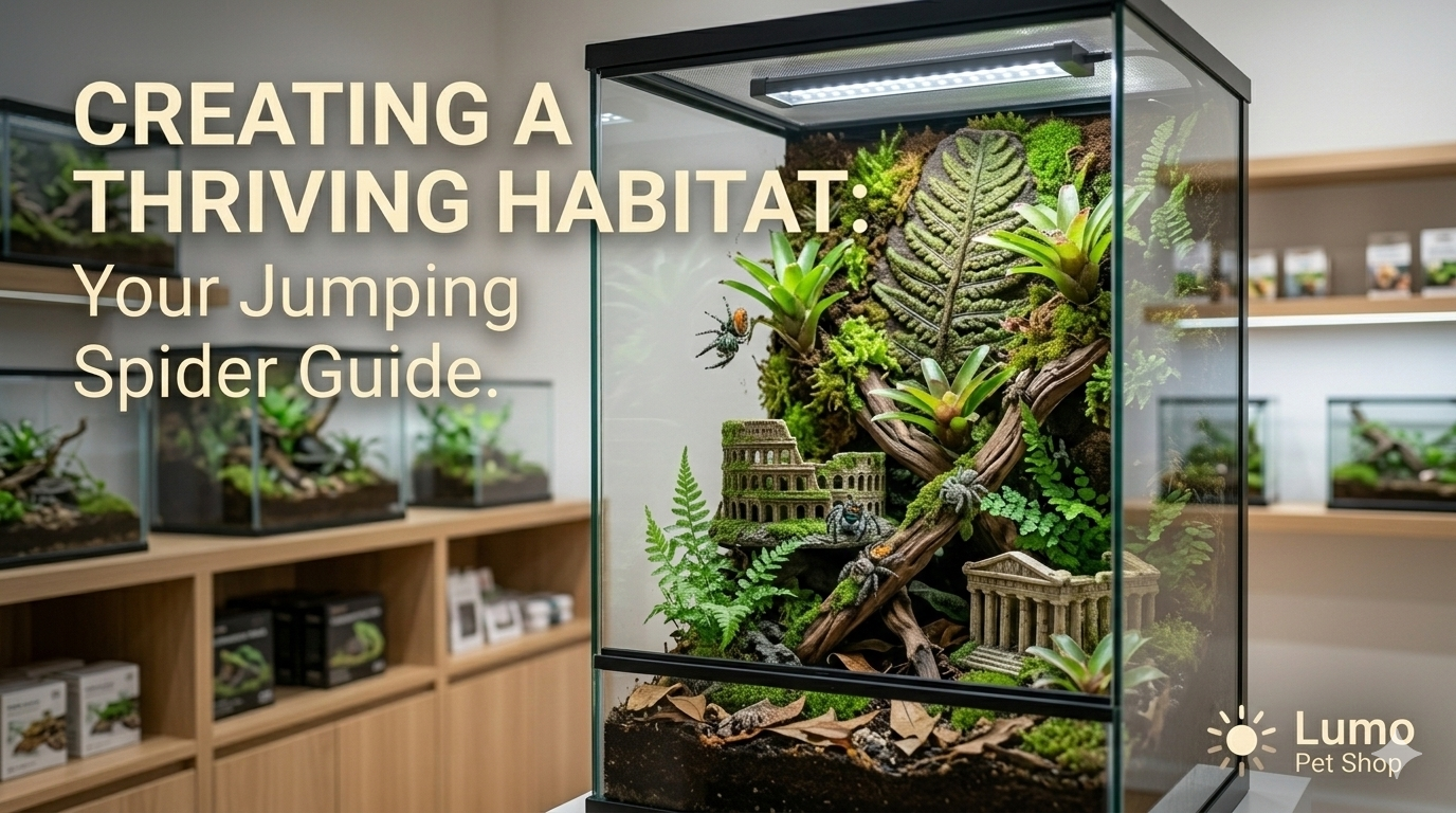 Jumping Spider Enclosure Setup Guide for Beginners | Lumo Pet Shop ...